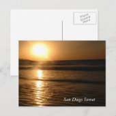Carte postale San Diego Sunset (Devant / Derrière)