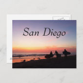 Carte Postale San Diego Surfers (Devant / Derrière)