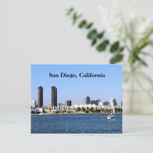 Carte postale San Diego | Vue baie (Debout devant)