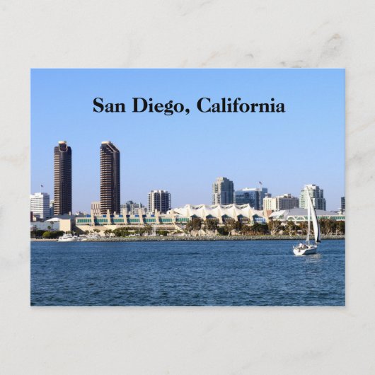 Carte postale San Diego | Vue baie (Devant)