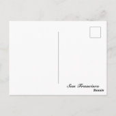 Carte Postale San Francisco (Dos)