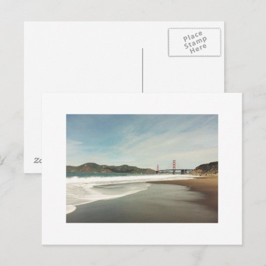 Carte postale San Francisco (Devant / Derrière)