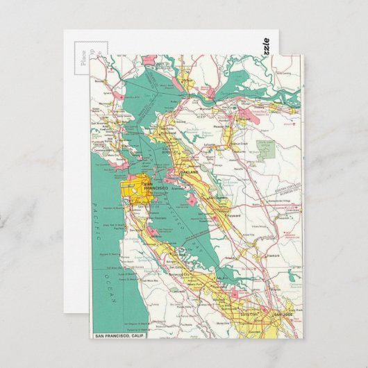 Carte Postale San Francisco (Devant / Derrière)