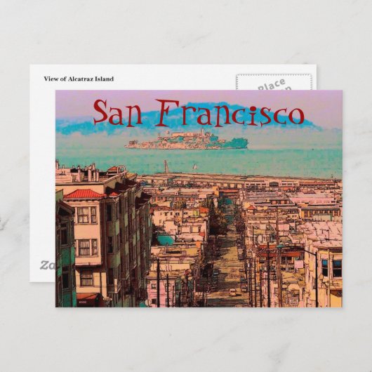 Carte postale San Francisco (Devant / Derrière)