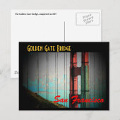 Carte postale San Francisco (Devant / Derrière)