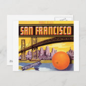 Carte Postale san francisco (Devant / Derrière)