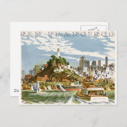 Carte Postale San Francisco (Devant / Derrière)