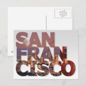 Carte postale San Francisco (Devant / Derrière)