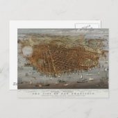 Carte Postale San Francisco 1878 (Devant / Derrière)