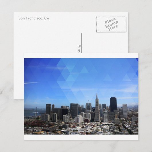 Carte Postale San Francisco 2016 (Devant / Derrière)