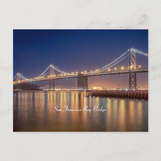Carte postale San Francisco Bay Bridge (Devant)