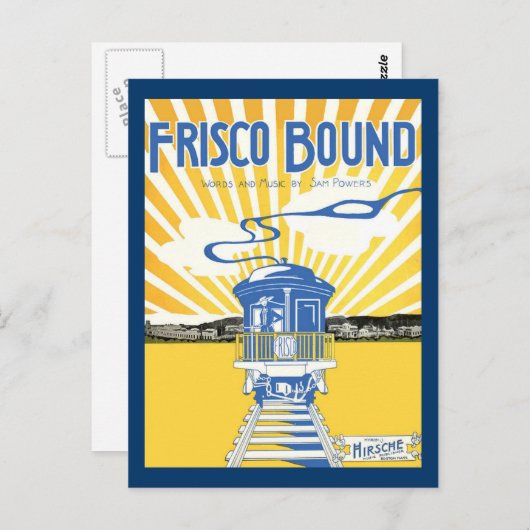 Carte Postale San Francisco Bound (Devant / Derrière)