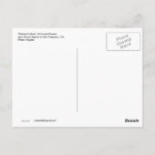 Carte postale San Francisco, CA (Dos)