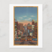 Carte Postale San Francisco, CA - Câbles en montée (Devant)
