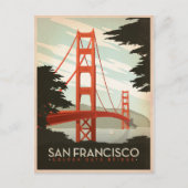 Carte Postale San Francisco, CA - Golden Gate Bridge (Devant)