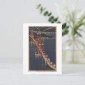 Carte Postale San Francisco, CA - Vue nocturne de Golden Gate (Debout devant)