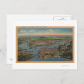 Carte Postale San Francisco, CAAerial View from West (Devant / Derrière)