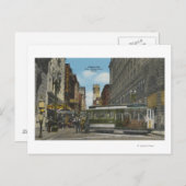 Carte Postale San Francisco, CACable Car Turnaround View (Devant / Derrière)