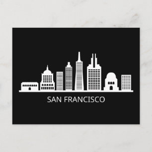 Carte Postale San Francisco California Skyline