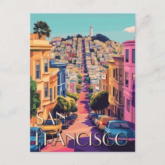 Carte Postale San Francisco California Travel (Devant)