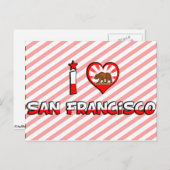 Carte Postale San Francisco, Californie (Devant / Derrière)