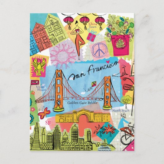 Carte Postale San Francisco, Californie (Devant)