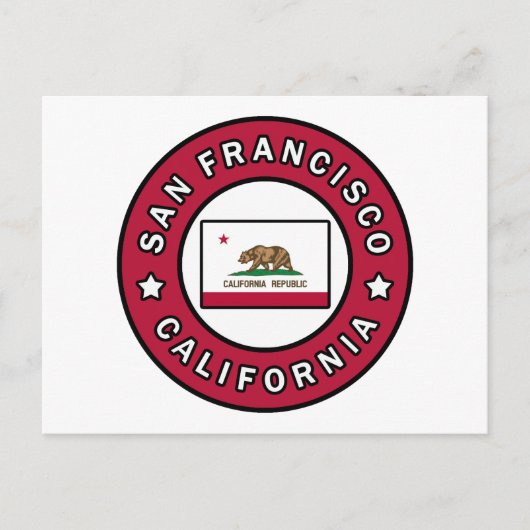 Carte Postale San Francisco Californie (Devant)