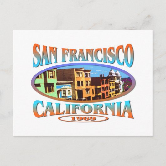 Carte Postale San Francisco Californie 1969 (Devant)