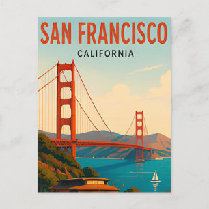 Carte Postale San Francisco Californie Golden Gate Skyline