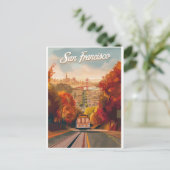 Carte Postale San Francisco, Californie Voyage Rétro (Debout devant)