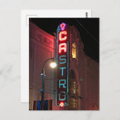 Carte postale San Francisco Castro Sign #3-2 (Devant / Derrière)