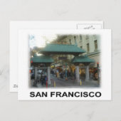 Carte Postale San Francisco Chine Town (Devant / Derrière)