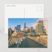 Carte Postale San Francisco Downtown Skyline (Devant / Derrière)