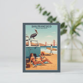 Carte Postale San Francisco drôle (Debout devant)