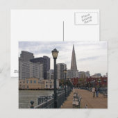 Carte Postale San Francisco du pilier 39 (Devant / Derrière)