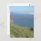 Carte postale : San Francisco, golden gate bridge (Devant / Derrière)