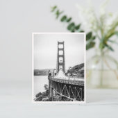Carte Postale San Francisco Golden Gate Bridge Black & White (Debout devant)