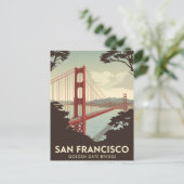 Carte Postale San Francisco Golden Gate Bridge View (Debout devant)