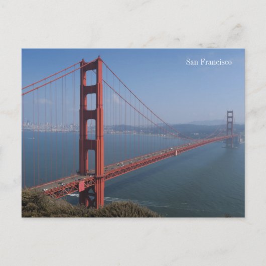 Carte Postale San Francisco Golden Gate USA (Devant)
