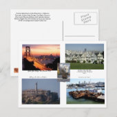 Carte Postale San Francisco la Californie (Devant / Derrière)