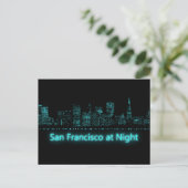 Carte Postale San Francisco la nuit (Debout devant)