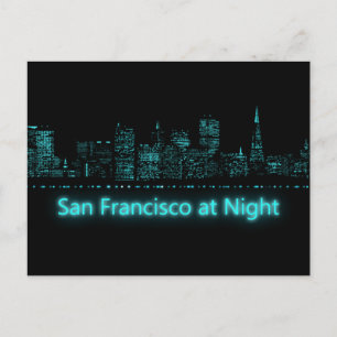 Carte Postale San Francisco la nuit