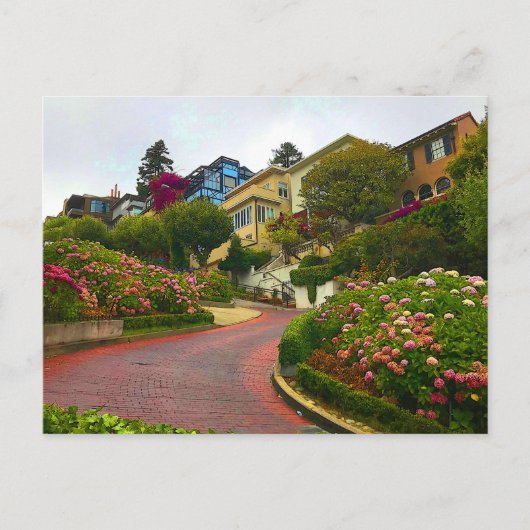 Carte postale San Francisco Lombard Street #2 (Devant)
