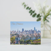 Carte Postale San Francisco Peint Ladies City Skyline (Debout devant)