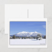 Carte Postale San Francisco Pics En Neige (Devant / Derrière)