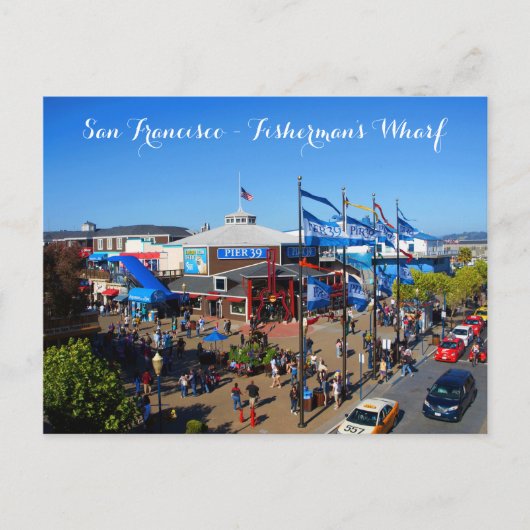 Carte postale San Francisco Pier 39 #12-2 (Devant)