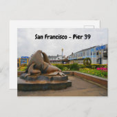 Carte postale San Francisco Pier 39 #13 (Devant / Derrière)