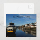Carte postale San Francisco Pier 39 #6 (Devant / Derrière)