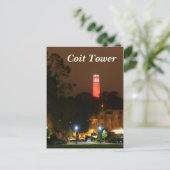 Carte postale San Francisco Red Coit Tower (Debout devant)