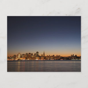 Carte Postale San Francisco Skyline au coucher du soleil